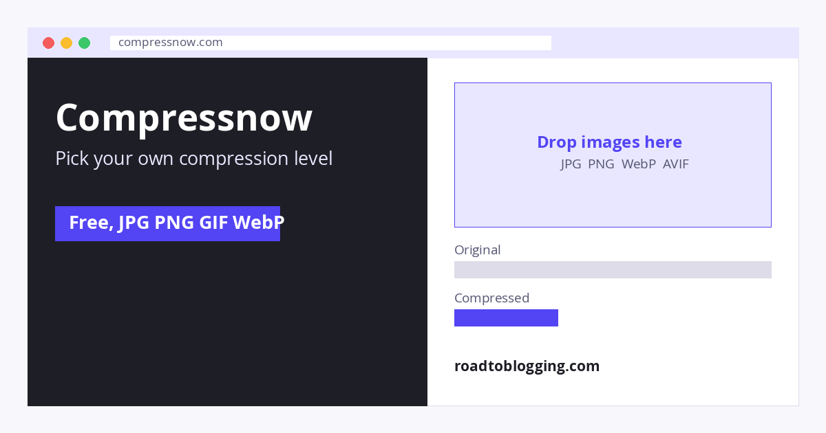 Compressnow online image optimizer