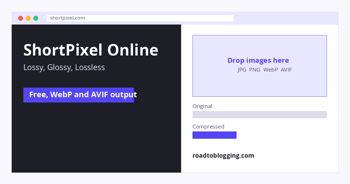 ShortPixel Online Compressor online image optimizer