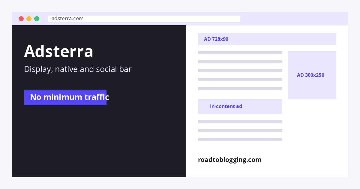 Adsterra ad network