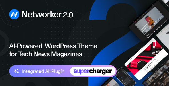 Networker WordPress theme for tech blogs