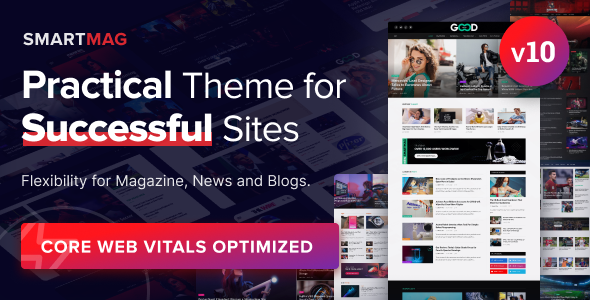 SmartMag WordPress theme for tech blogs