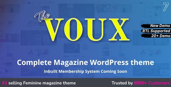 The Voux WordPress theme for tech blogs