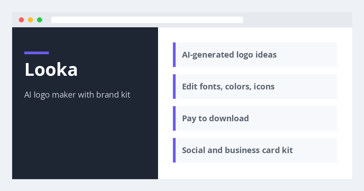 Looka logo maker