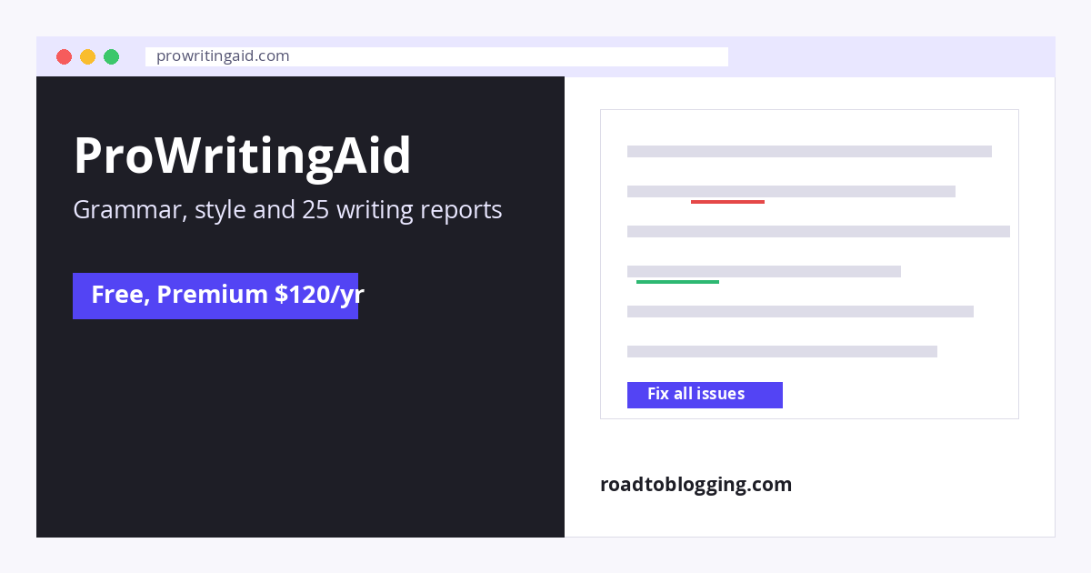 ProWritingAid online grammar checker