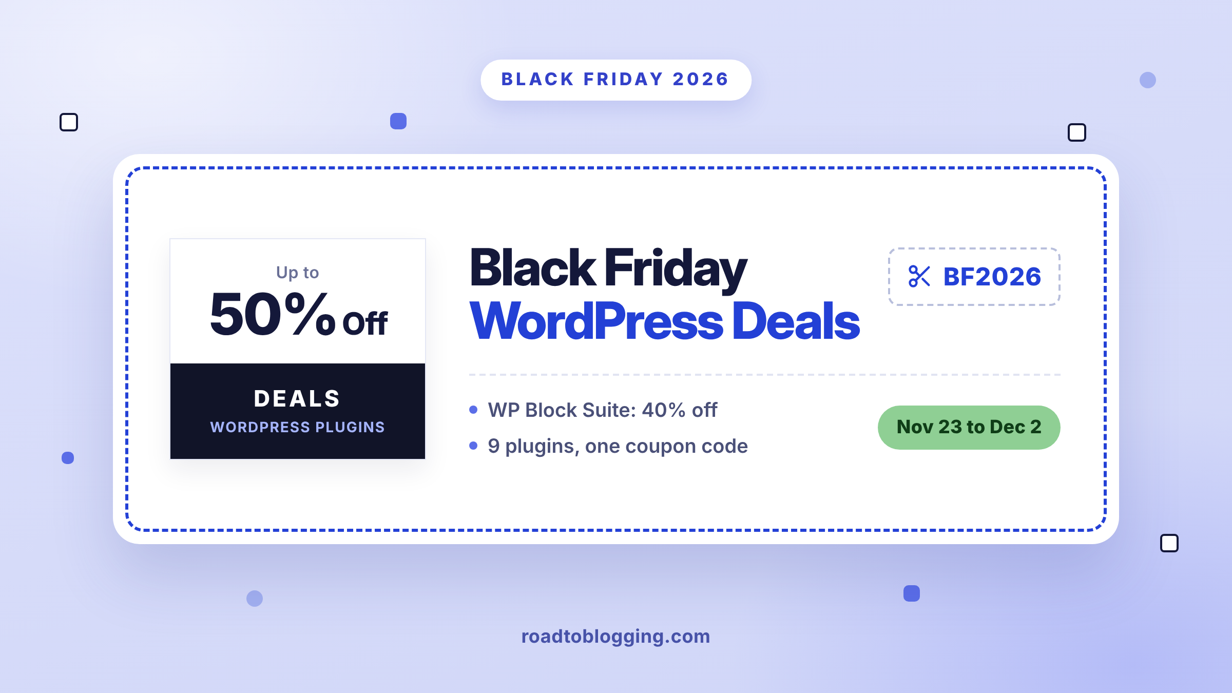 Black Friday WordPress Deals 2026: Save Up to 50% on Plugins