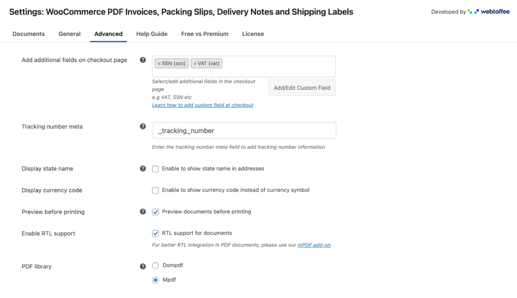 How to Create, Customize, and Email PDF Invoices in WooCommerce? 2