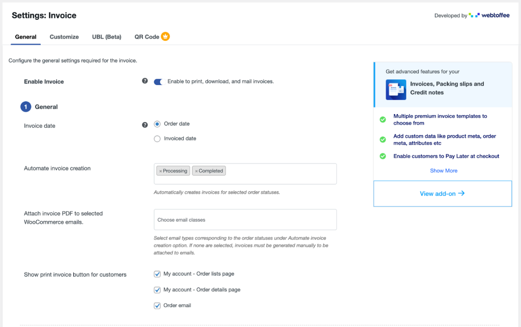 How to Create, Customize, and Email PDF Invoices in WooCommerce? 3